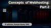 Concepts of webhosting Part 2